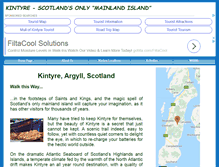Tablet Screenshot of kintyre.org